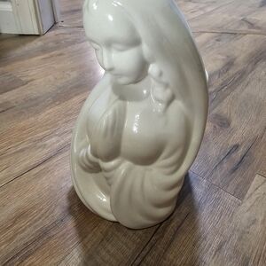 Elegant White Ceramic Figurine